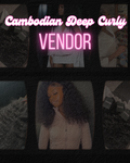 Personal Cambodian Deep Curly Vendor
