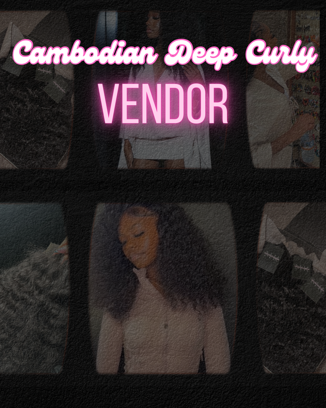 Personal Cambodian Deep Curly Vendor
